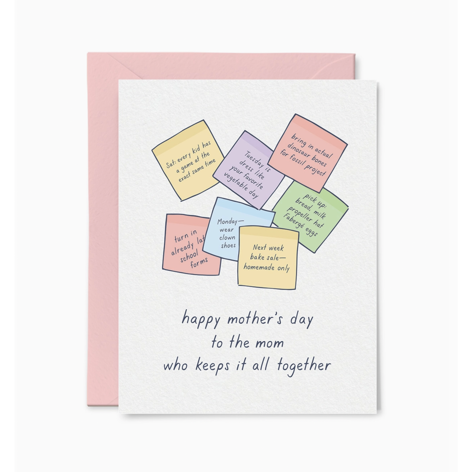 Tiny Hooray Mom Who Keeps It All Together Mother's Day Card
