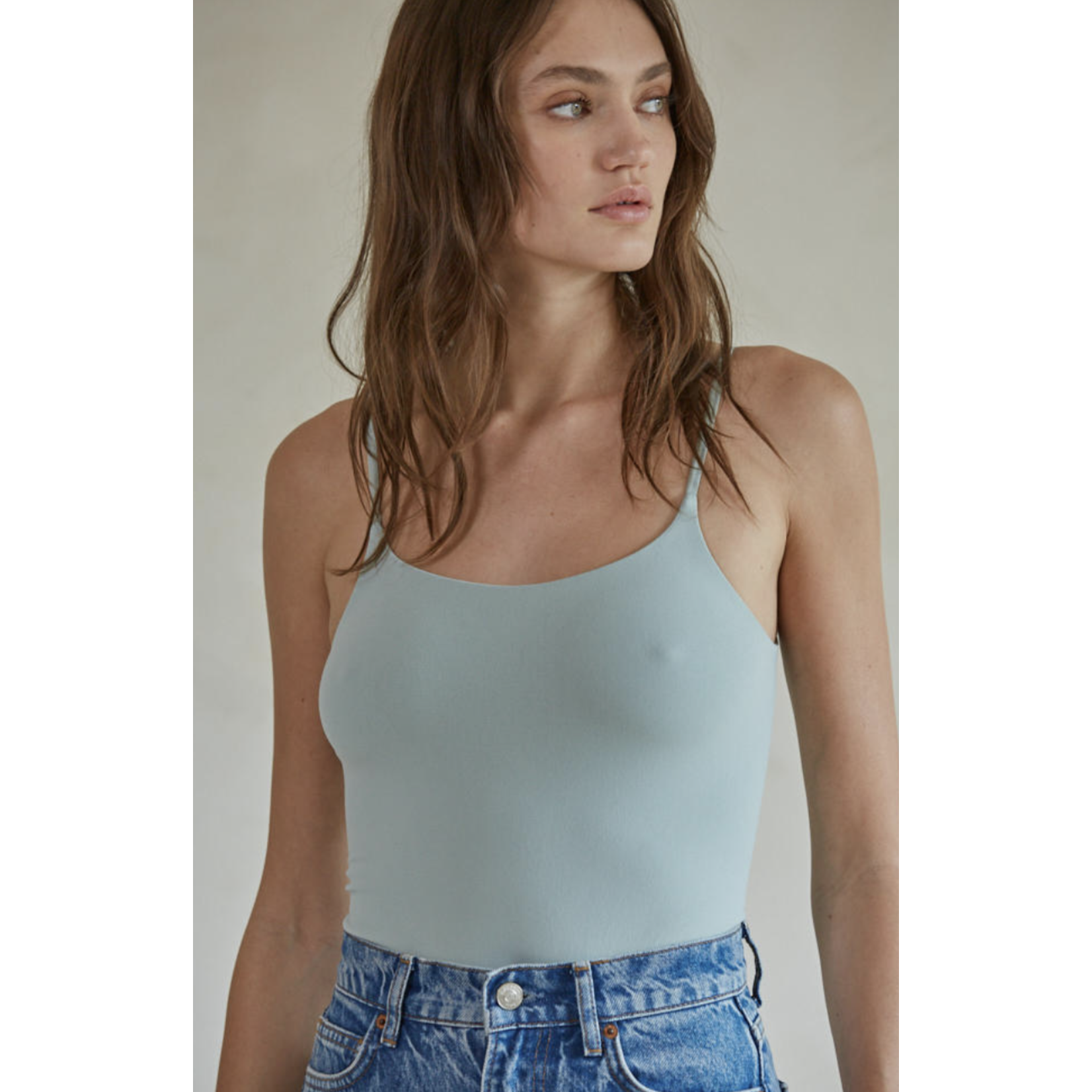 By Together Make A Move Bodysuit-Dusty Mint