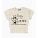 The Clandestine Underground Don't Call Me Baby, Cowgirl Baby Tee-Ivory
