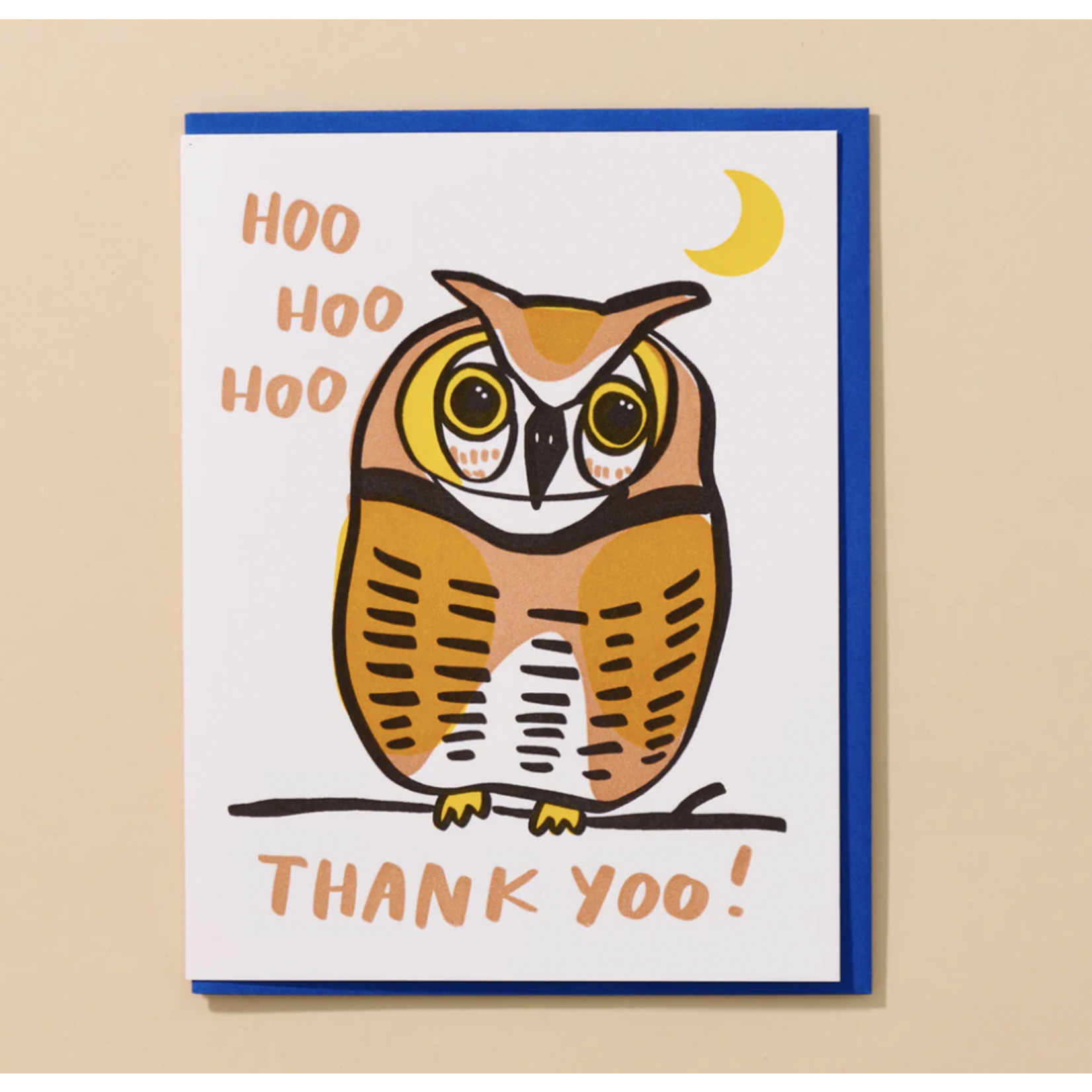 And Here We Are Thank Yoo Owl Card