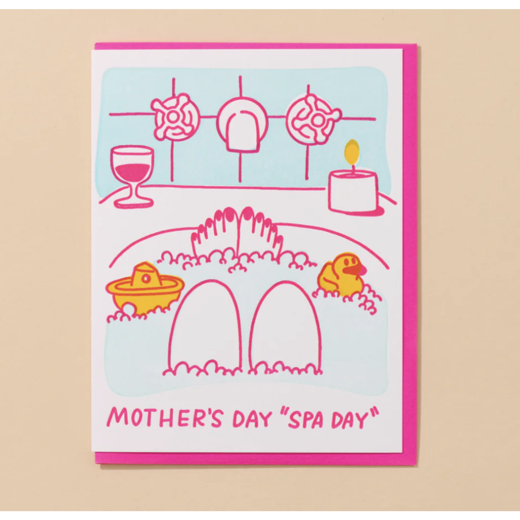 And Here We Are Mother's Day "Spa Day" Card