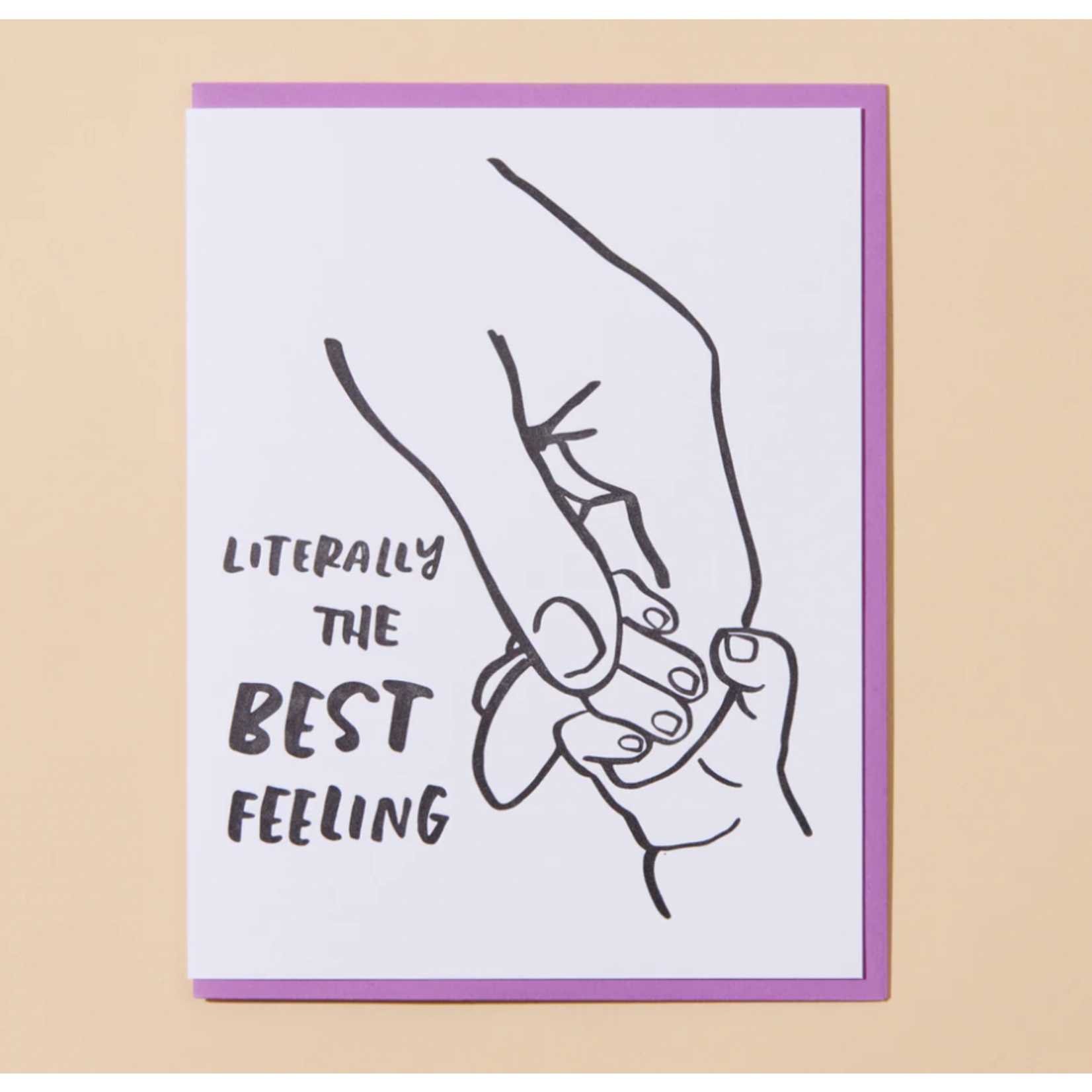 And Here We Are Tiny Hand Card