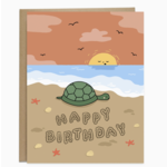 Tiffbits Turtle Beach Summer Birthday Card