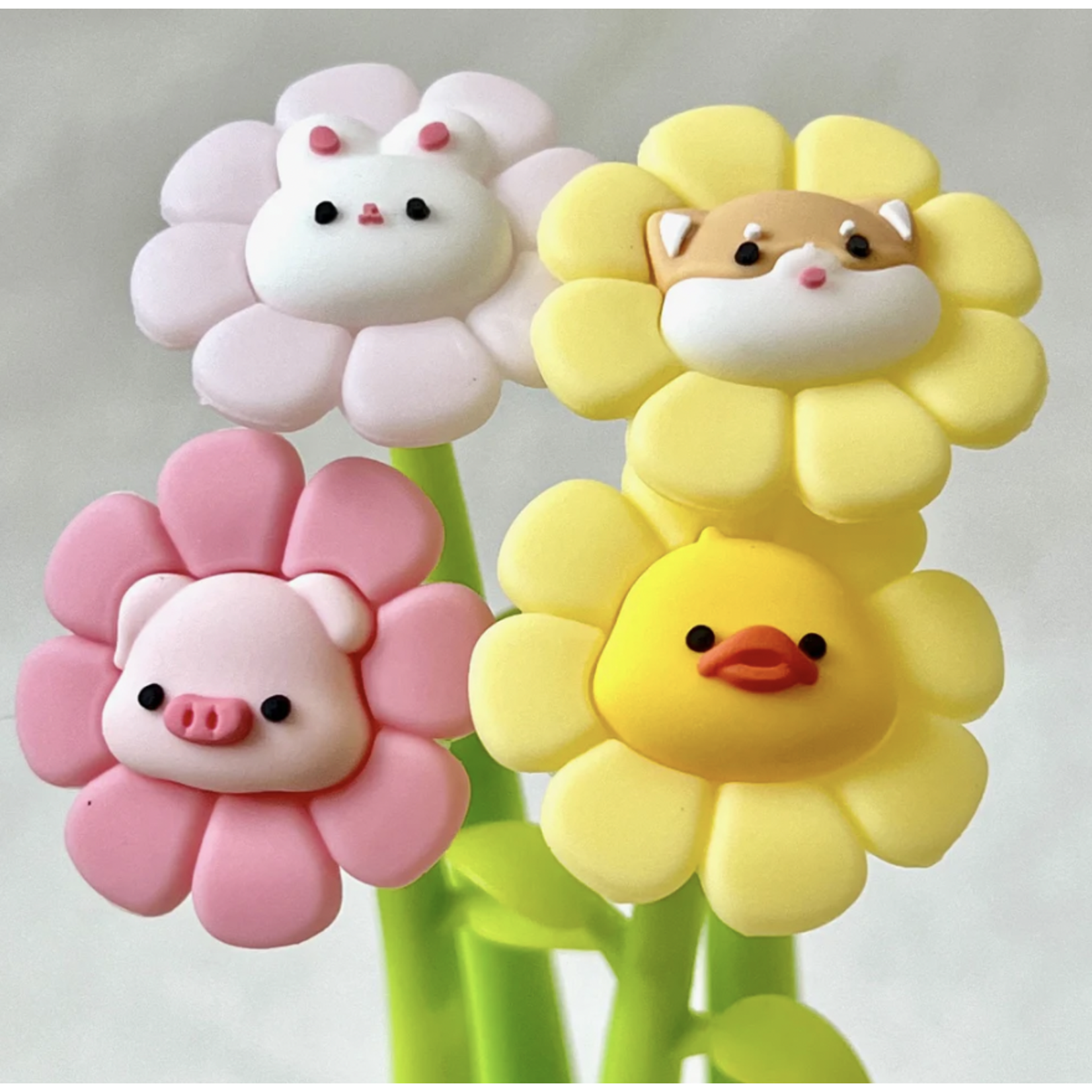 BC Mini Flowering Animals Wiggle Gel Pen