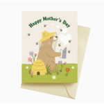 Seltzer Bear Beekeeper Mothers Day Card