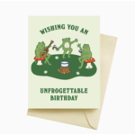 Seltzer Frog Party Birthday Card
