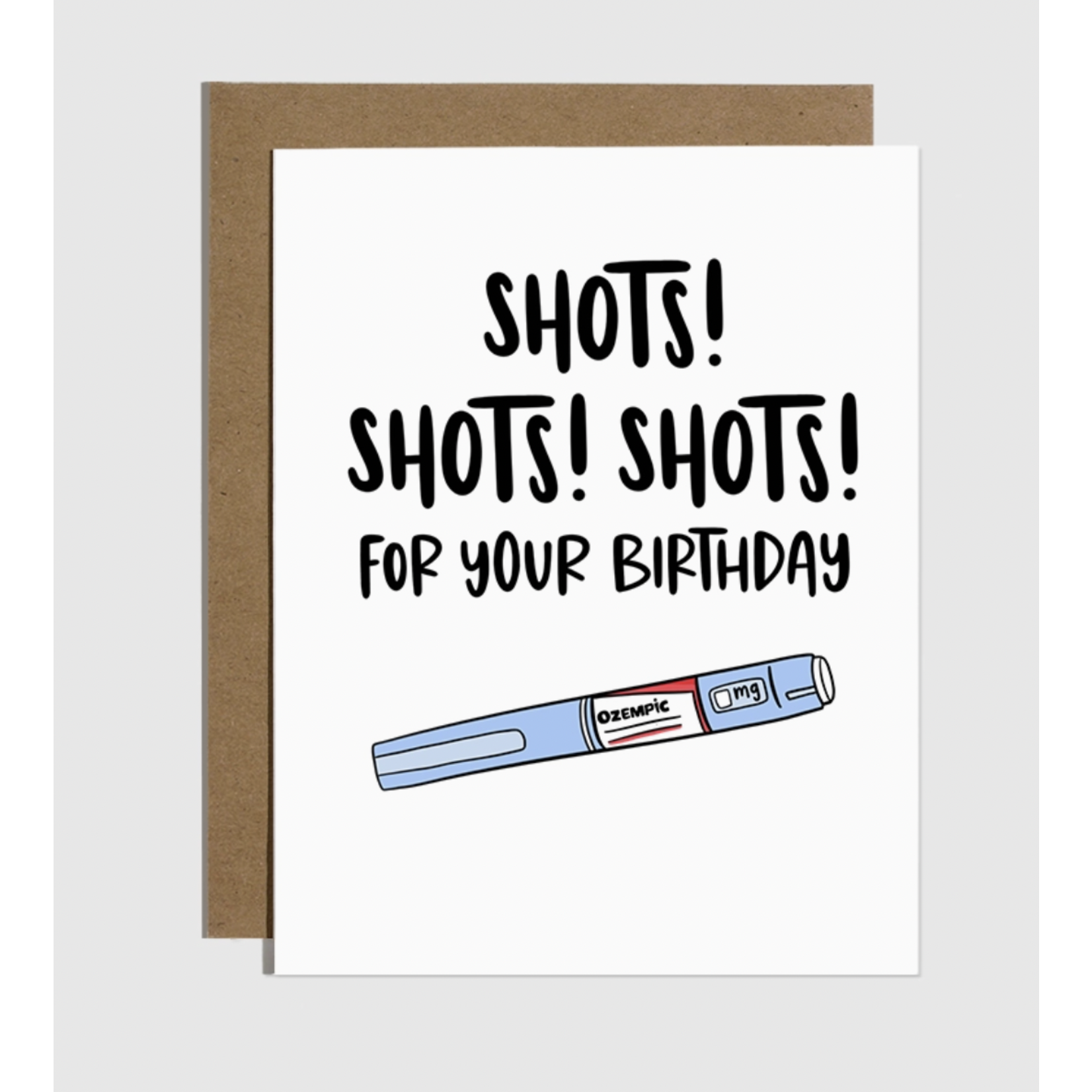 Brittany Paige Ozempic Shots Birthday Card