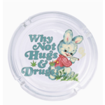 femfetti Hugs and Drugs Glass Ashtray