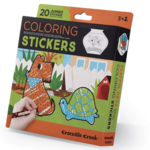 Crocodile Creek Coloring Stickers-Playful Pets