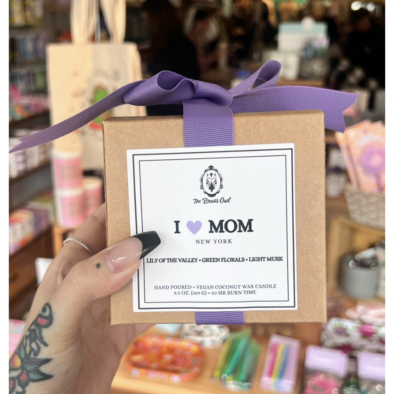 Planet Sis I Love Mom Boxed Candle