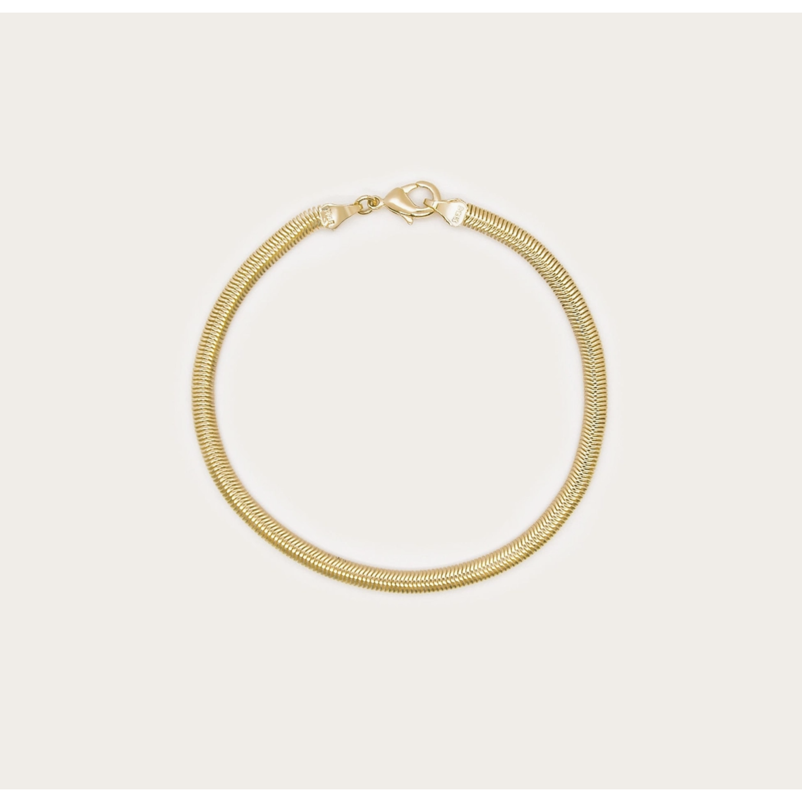 Doty Chou Objects Gold Filled Herringbone Bracelet