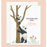 Yeppie Paper Panda Mom & Baby Mother's Day Card