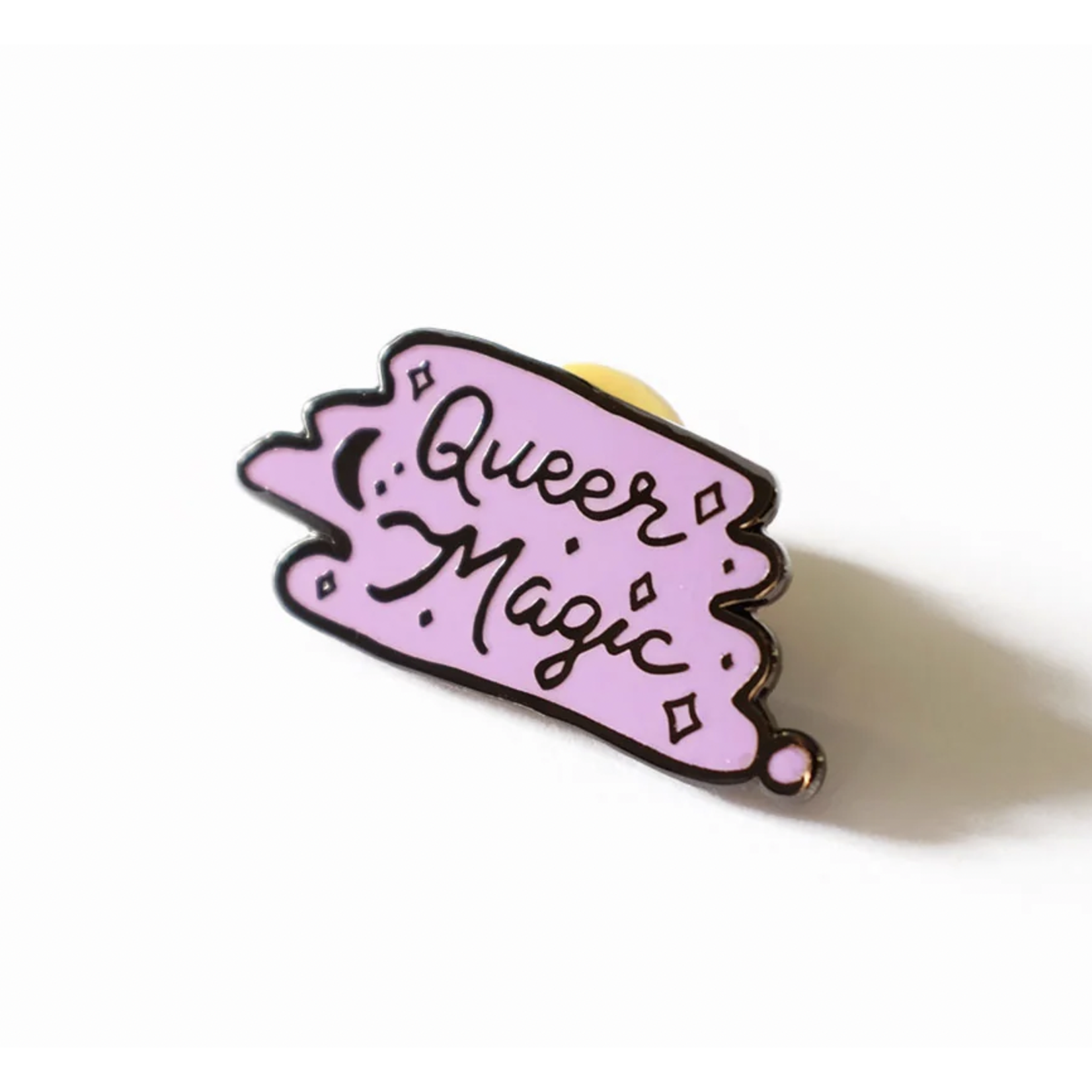 Bianca's Design Shop Queer Magic Pin-Purple/Black