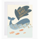 9th Letterpress Whale Baby Shower
