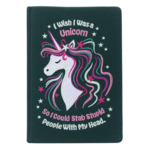 Simon & Schuster I Wish I Was A Unicorn Embroidered Journal