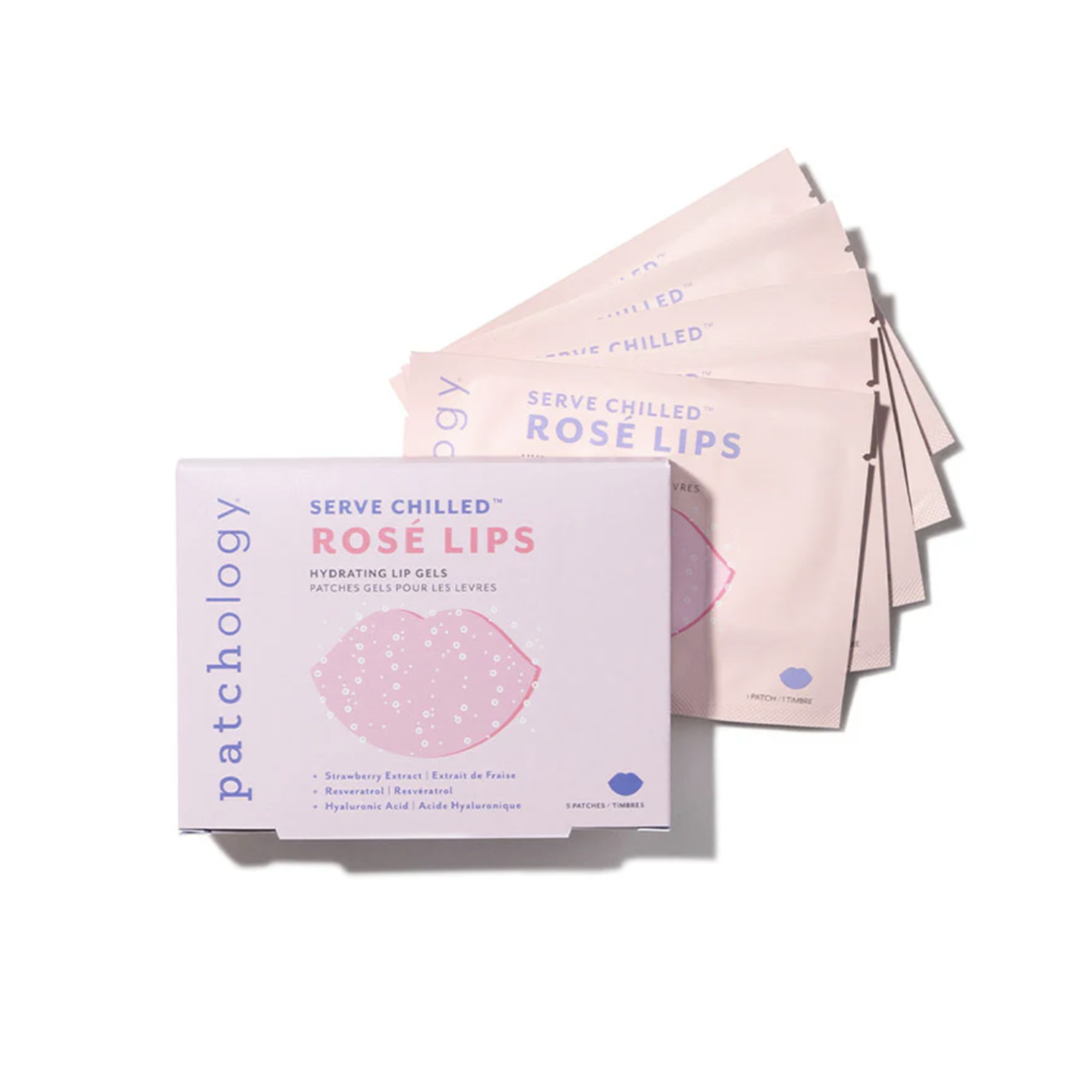 Patchology ROSE' LIP GEL 5- PACK