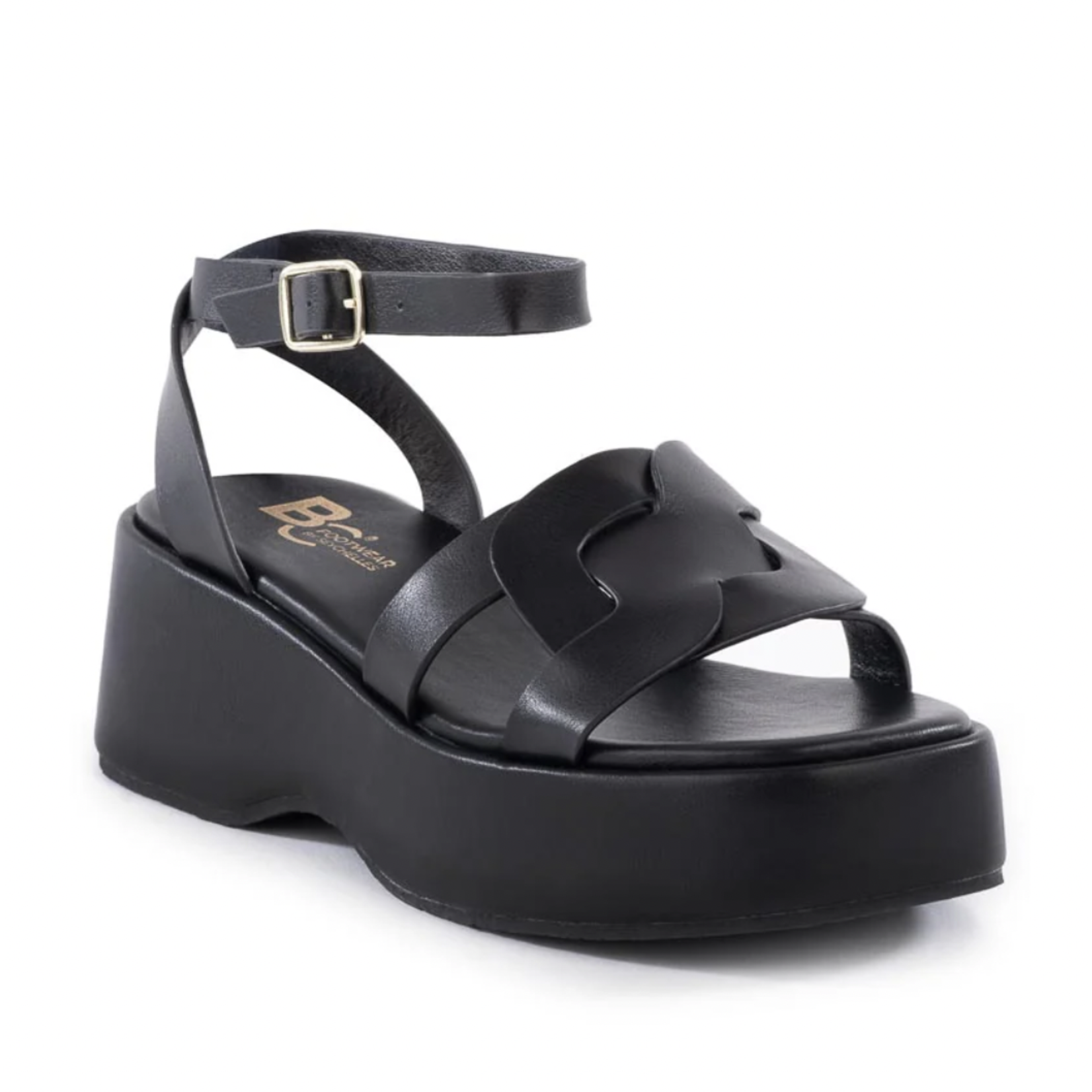 BC Up in the Clouds Sandal-Black