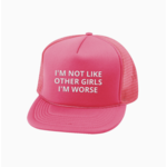 femfetti I'm Worse Trucker Cap