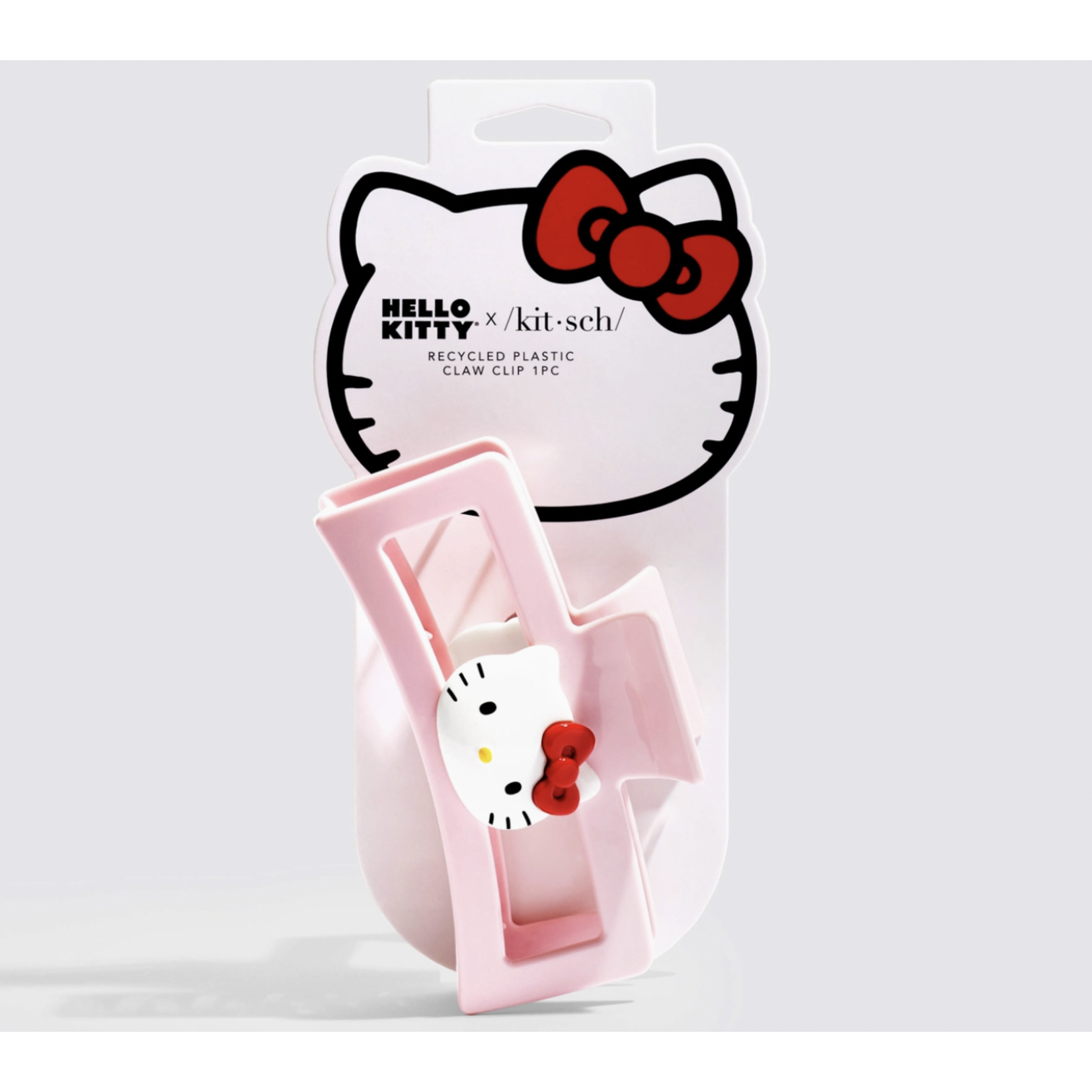 Kitsch Hello Kitty Recycled Jumbo Open Clawclip-Kitty Face