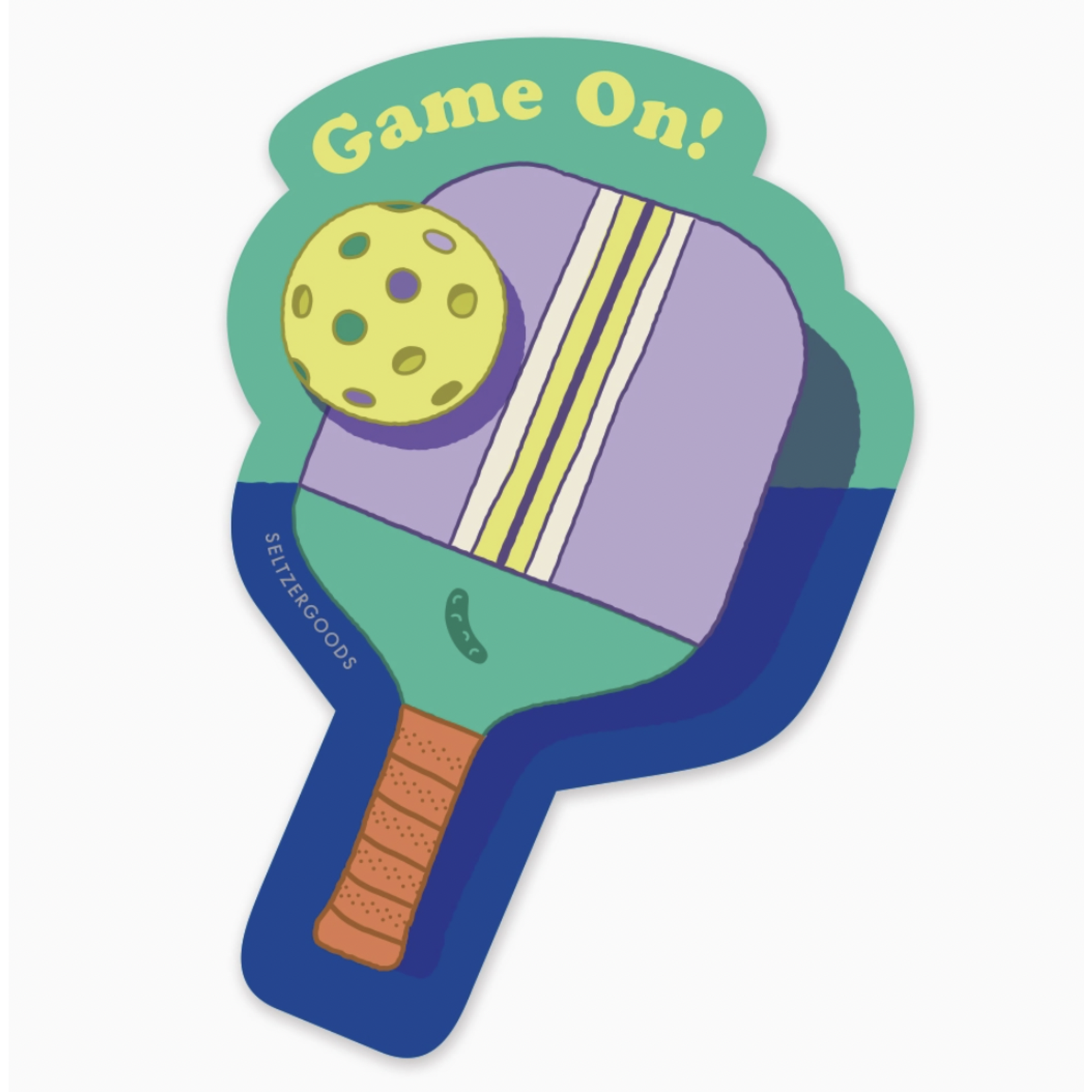 Seltzer Pickleball Paddle Sticker