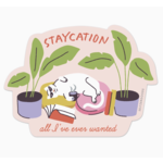 Seltzer Staycation Cat Sticker