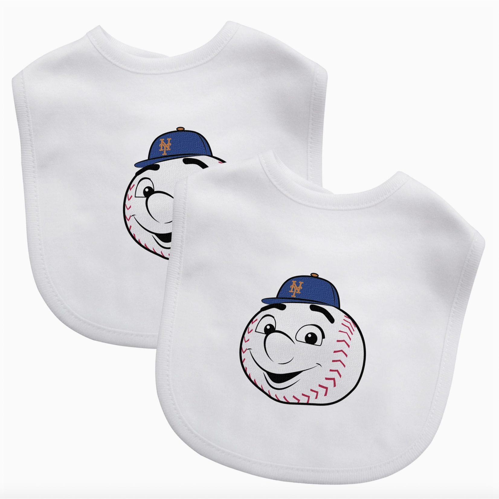 Masterpieces Puzzles Baby Bibs 2-Pack - Mr. Met
