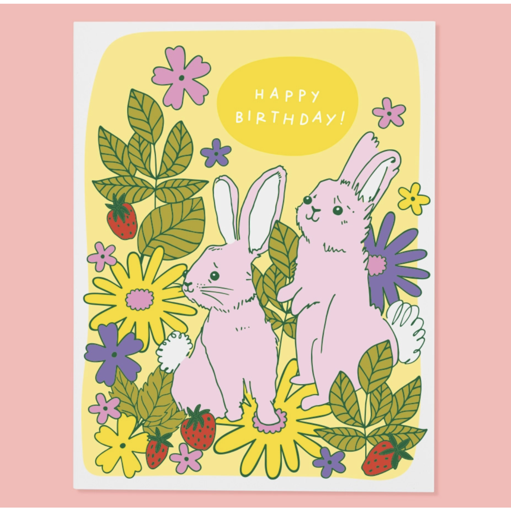The Good Twin Bday Bunnies Card