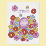 The Good Twin Hedgehog Bday Card