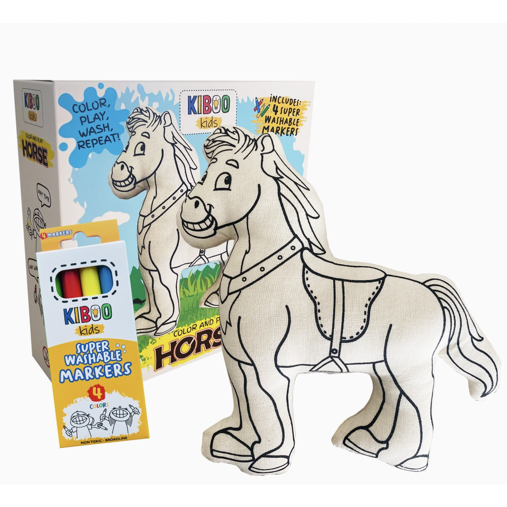 Kiboo Kids Horse For Coloring and Play