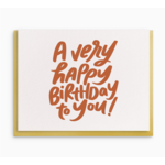 Dahlia Press Very Hbd - Greeting Card