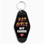 femfetti Hot Girls Hit Curbs Motel Keychain
