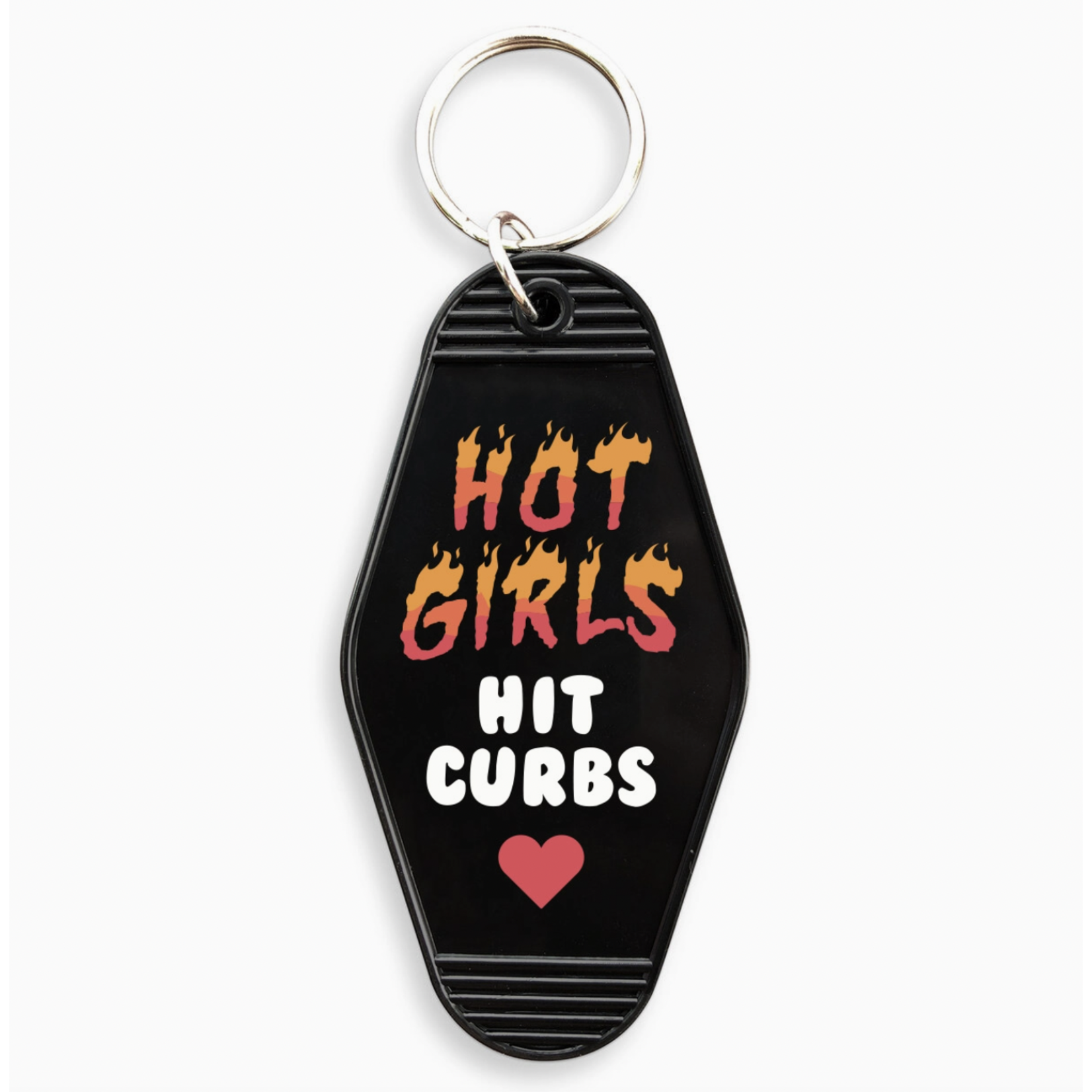 femfetti Hot Girls Hit Curbs Motel Keychain