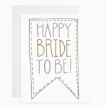 9th Letterpress Happy Bride To Be
