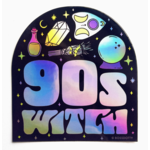 Boss Dotty 90s Witch Holographic Halloween Sticker