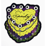 Boss Dotty Halloween Heart Cake Glitter Sticker