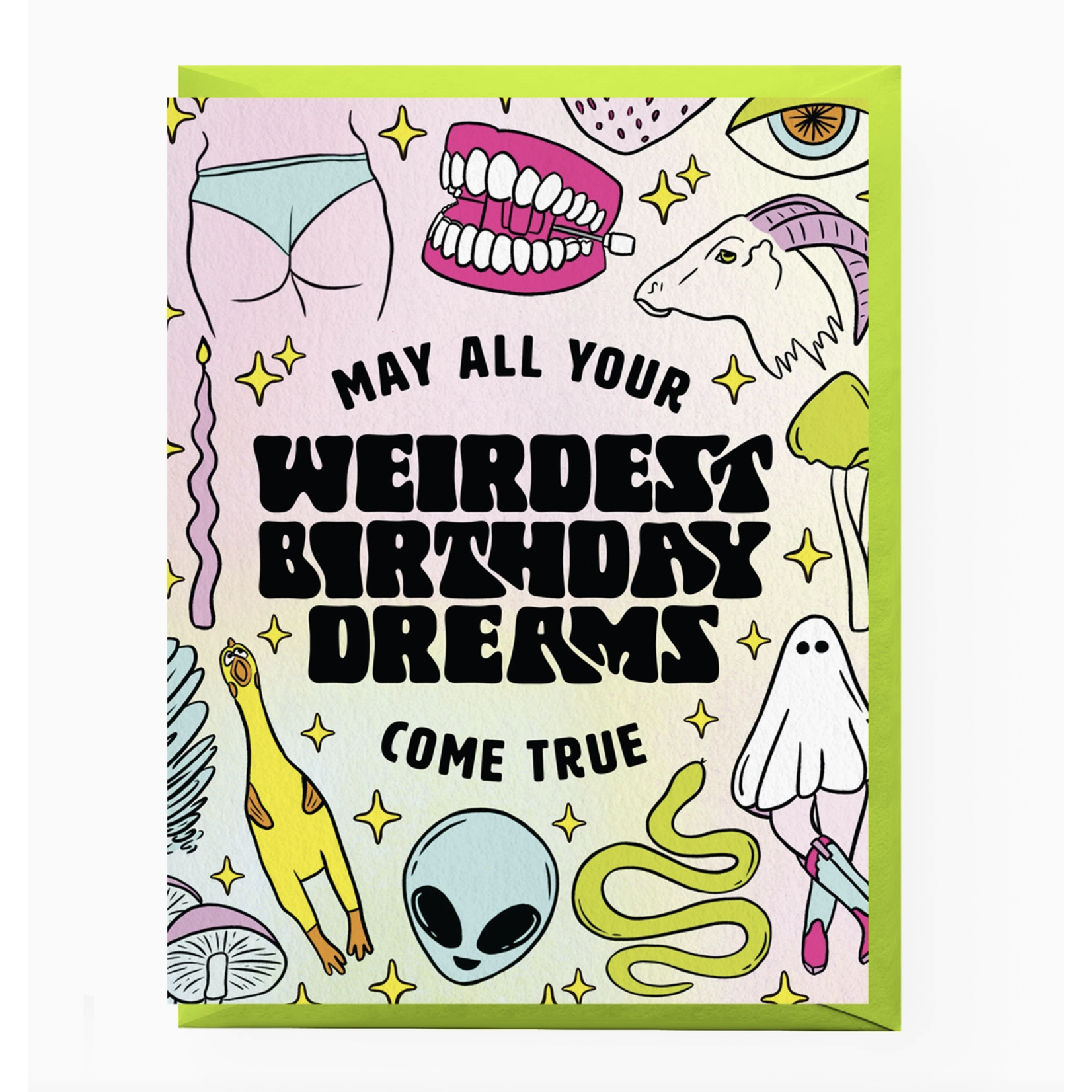 Boss Dotty Weird Dreams Birthday Card