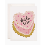 Bloomwolf Studio Bride Cake Greeting Card