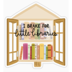 Bloomwolf Studio Little Libraries Vinyl Sticker