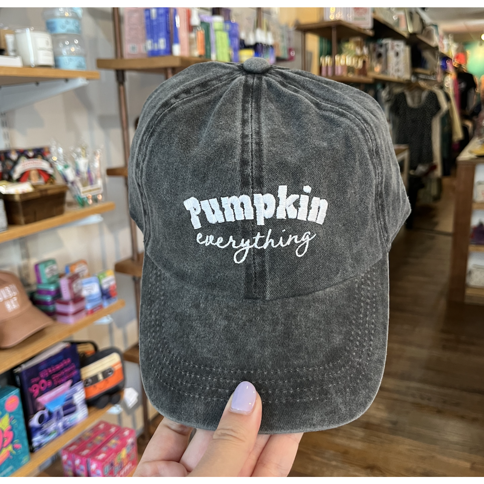 David & Young Pumpkin Everything Embroidered Baseball Cap Black
