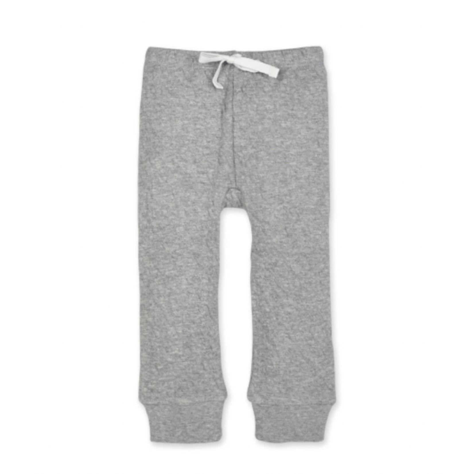 Burt's Bees Quilted Pant-Heather Grey