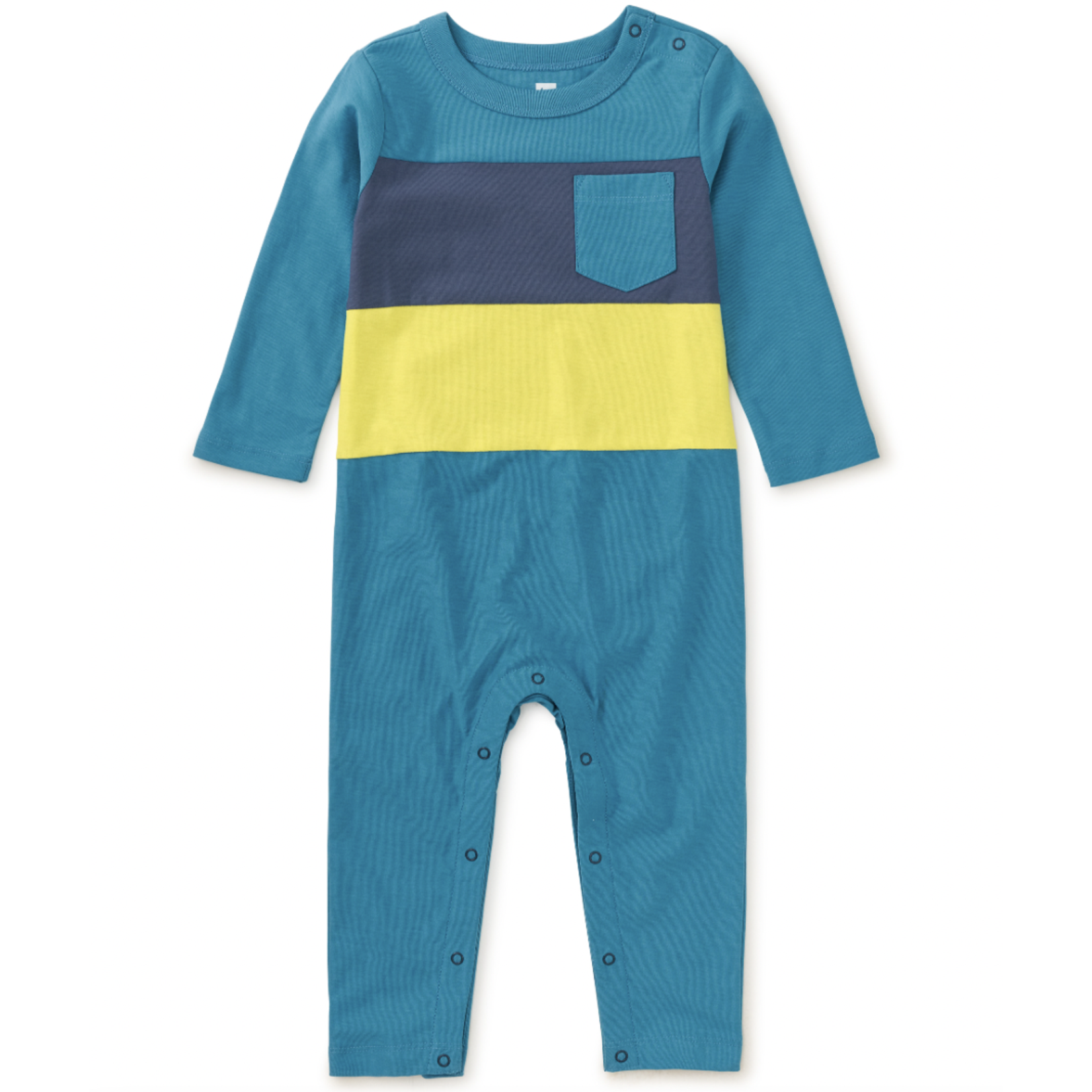 Tea Collection Striped Pocket Baby Romper