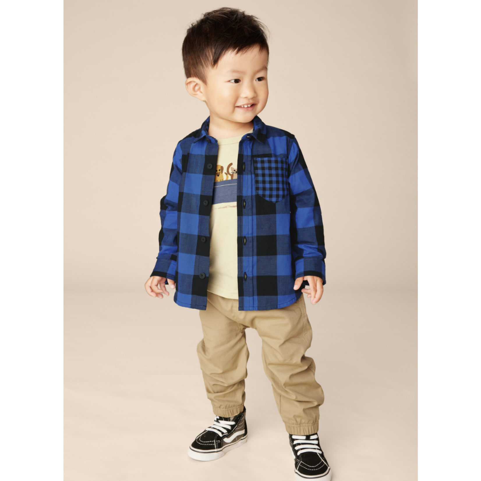 Tea Collection Woven Joggers-Dune Grass