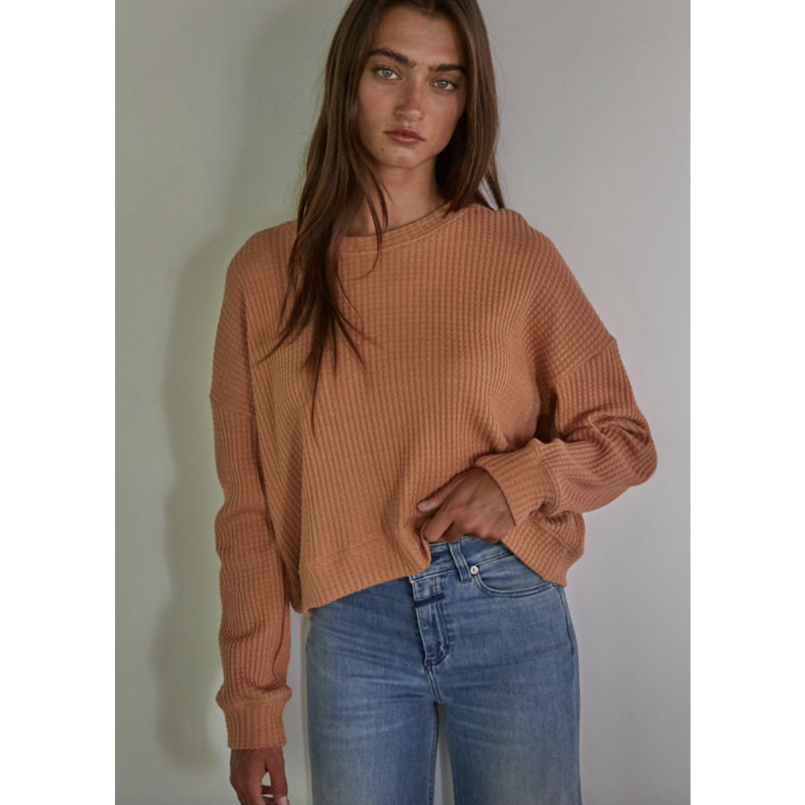 By Together The Winifred Pullover-Pumpkin FINAL SALE