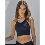By Together Knock Out Halter Top-Black
