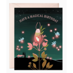 JooJoo Paper Firefly Birthday Greeting Card