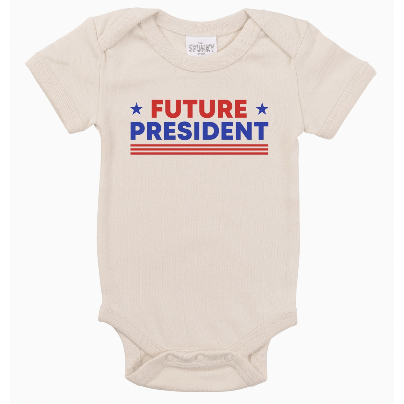 Spunky Stork Future President Onesie/Tee-Sand-FINAL SALE