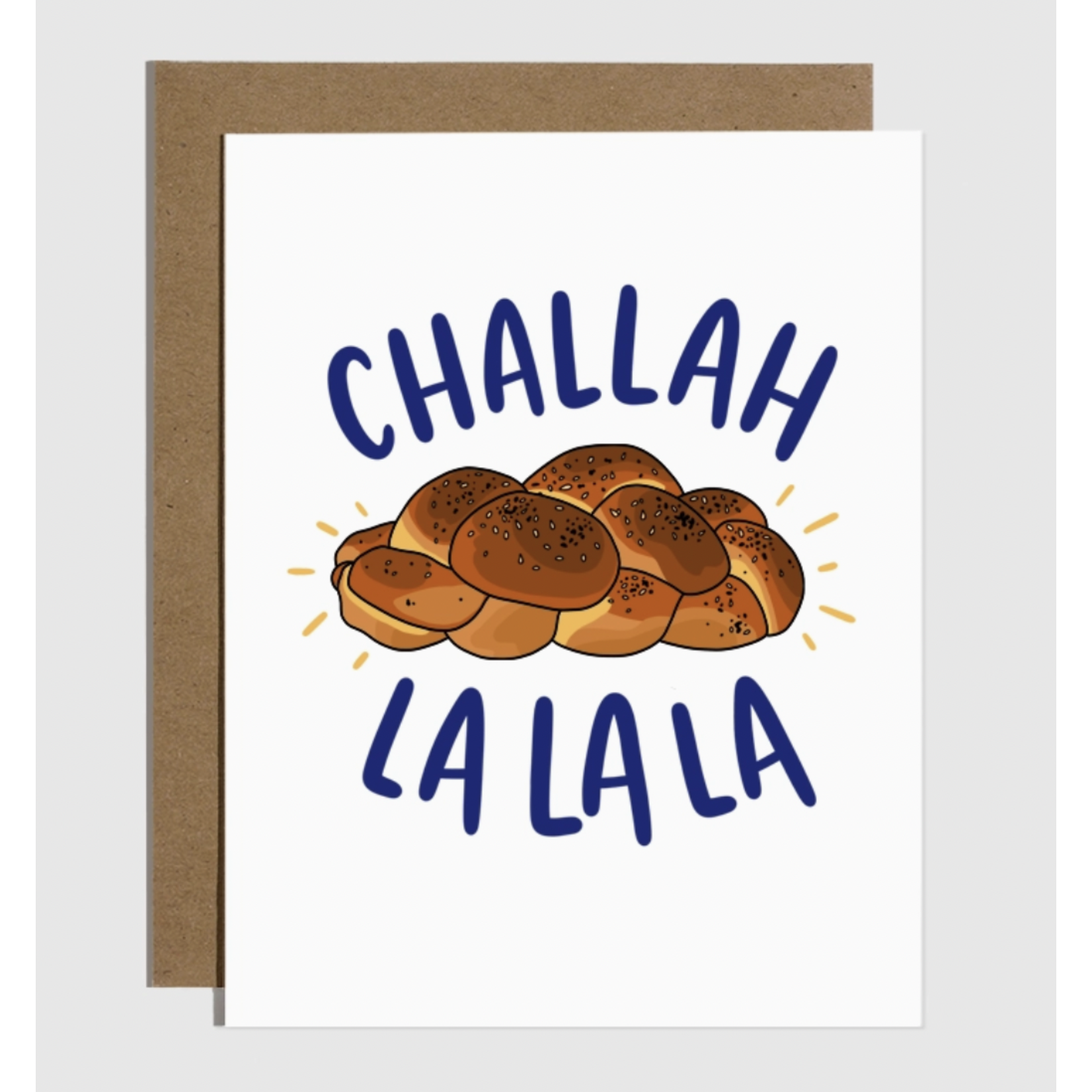 Brittany Paige Challah La La La Hanukkah Card