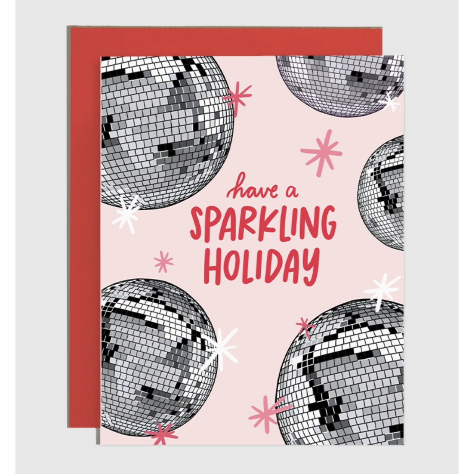 Brittany Paige Disco Sparkling Holiday Card