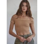 By Together In A Dream Top-Brown