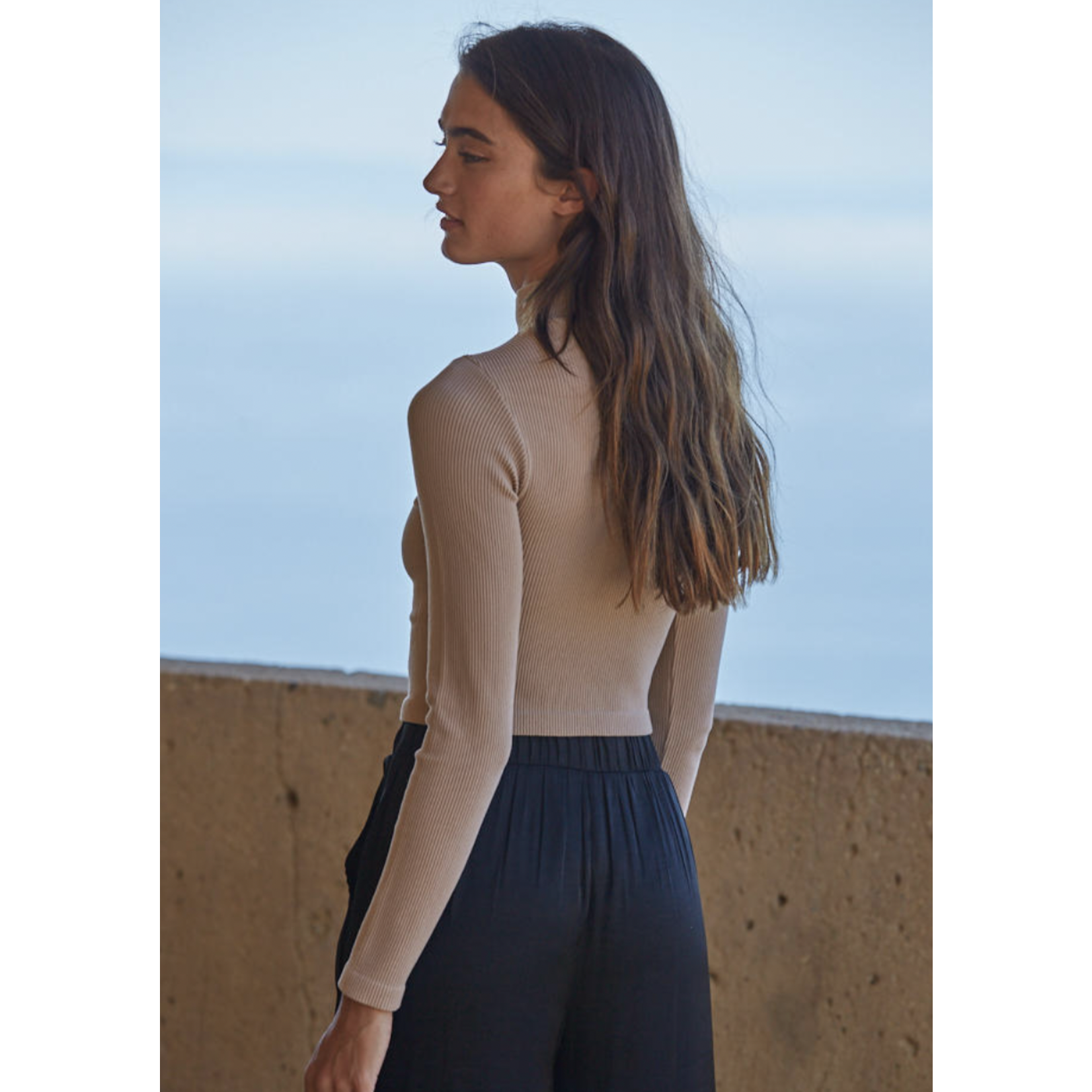 By Together Tell Me A Secret Top-Almond FINAL SALE